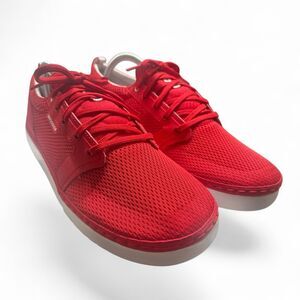 New Balance Apres Red Men's Size 10 Sneakers Boat Shoes Massaging Footbed